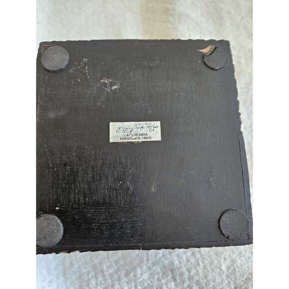 Shell Mother OF PEARL Box With Lid. Vintage, TEA Jewelry Trinket Box - Picture 10 of 10